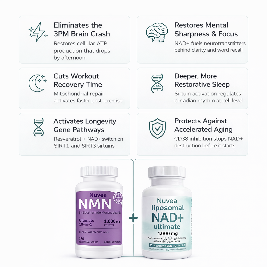 Nuvea Complete NAD+ Protocol - 1000mg+1000mg