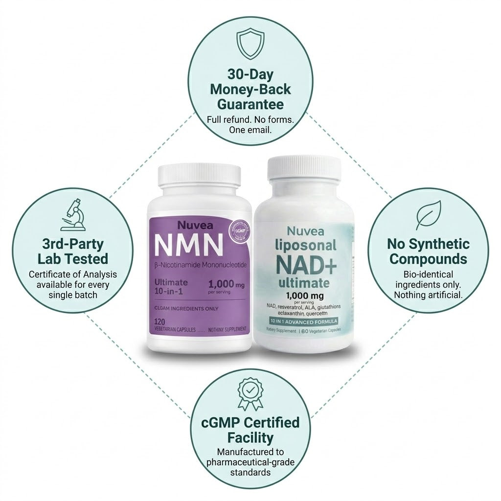 Nuvea Complete NAD+ Protocol - 1000mg+1000mg